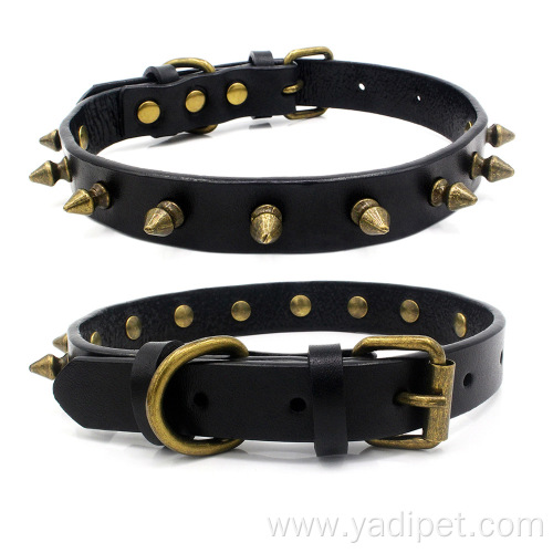 copper rivets pet collar and dog collar